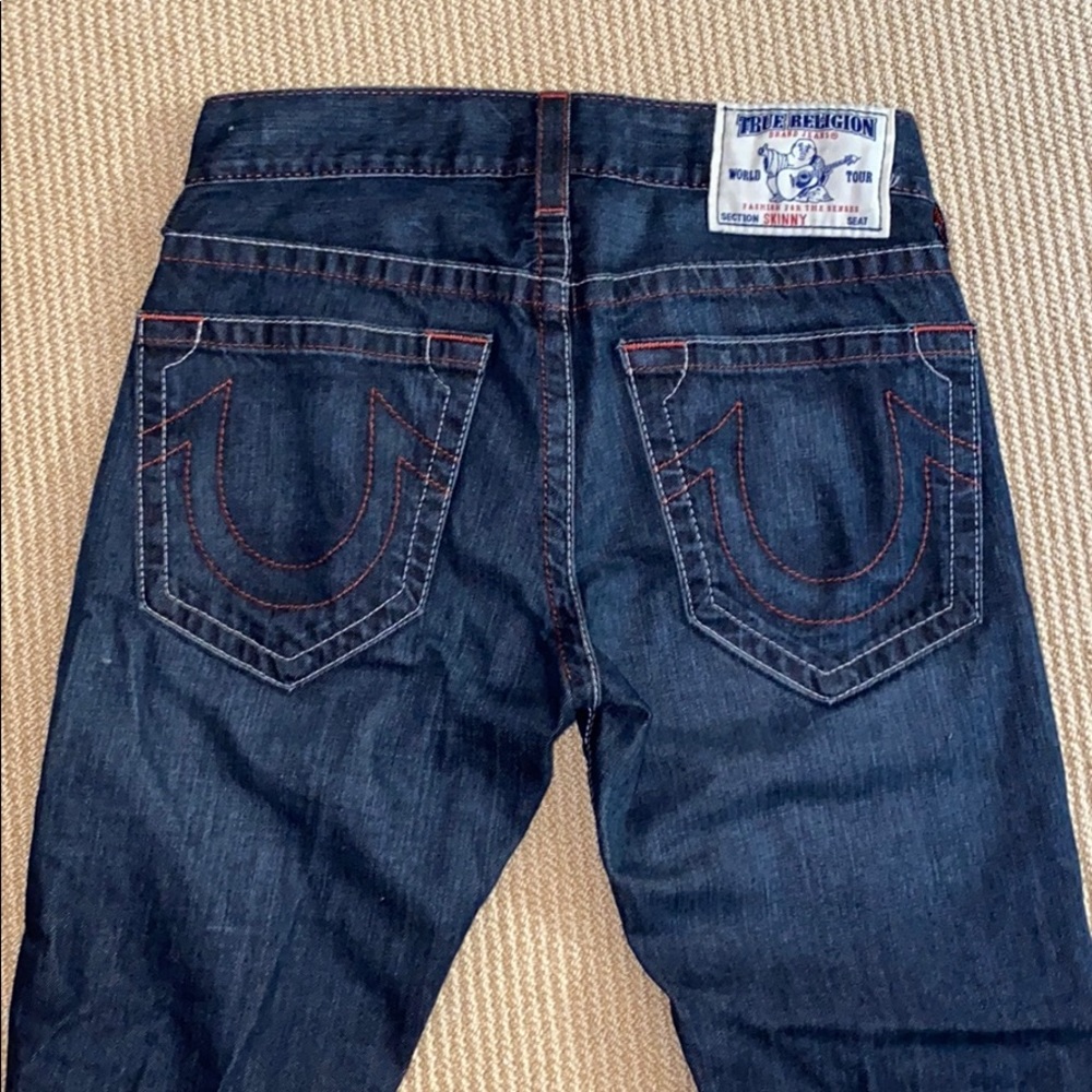 MENS TRUE RELIGION BRAND JEANS SIZE 29 WAIST